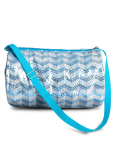 Chevron Barrel Bag