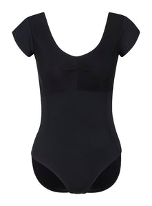 Fern Capped Sleeve Leotard