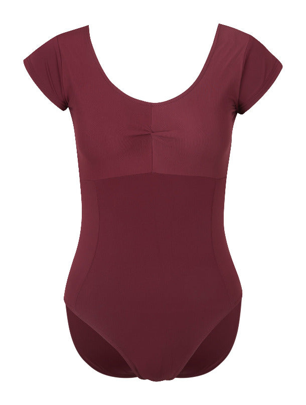 Fern Capped Sleeve Leotard