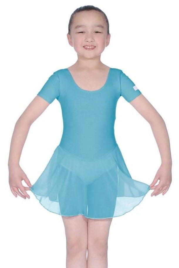 Marine Girls Skirted Leotard