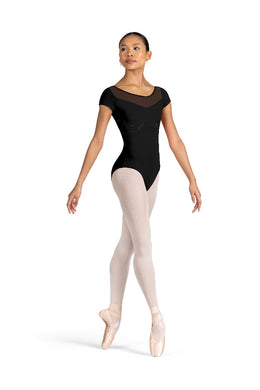 Aster Low Scoop Back Bloch Cap Sleeve Leotard