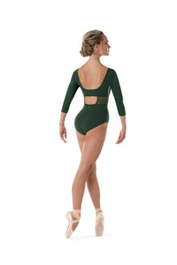 Zoey Scoop Neckline Leotard