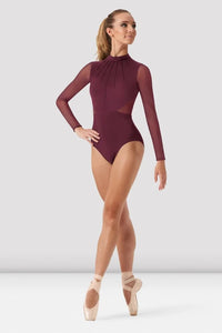 Arcacia Long Sleeve Zipper Back Leotard