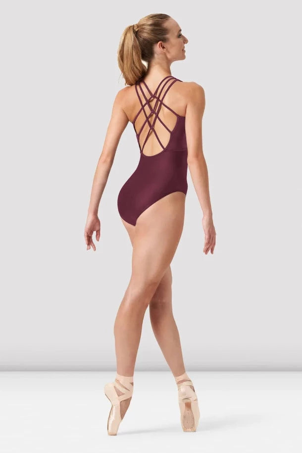 Koa V Front Strap Detail Back Leotard