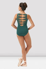 Load image into Gallery viewer, Mirella Boat Neckline Tank Leotard
