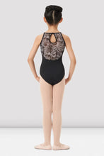 Load image into Gallery viewer, Printed Mesh Halter Leotard
