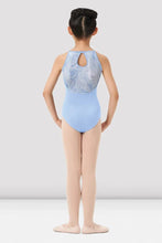 Load image into Gallery viewer, Printed Mesh Halter Leotard
