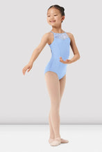 Load image into Gallery viewer, Printed Mesh Halter Leotard
