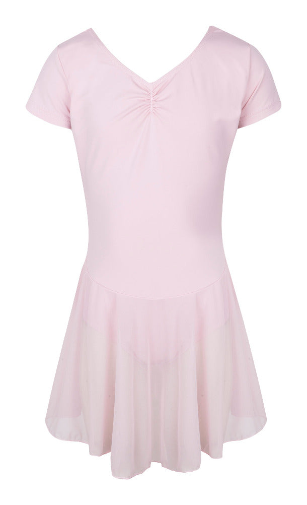 Peony Cap Sleeve Skirted Leotard