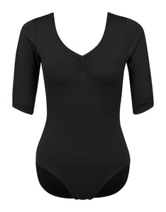 Suzie 3/4 Sleeve Leotard