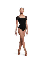 Load image into Gallery viewer, Anna Square Neckline Cap Sleeve Leotard
