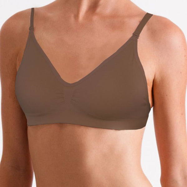 Capezio Seamless Clear Back Bra Women's Size: Small