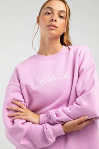 Childrens and Adults Off-Duty Oversized Crew Sweatshirt