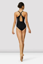 Load image into Gallery viewer, Ladies Nakita Velvet High Neck Leotard
