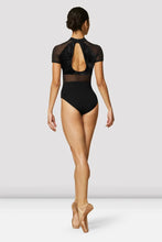 Load image into Gallery viewer, Ladies Ari Velvet Short Sleeve Leotard
