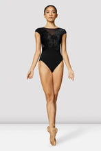 Load image into Gallery viewer, Ladies Eden Velvet Cap Sleeve Leotard
