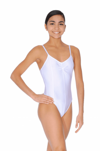 White Girls and Ladies Camisole Dance Leotard